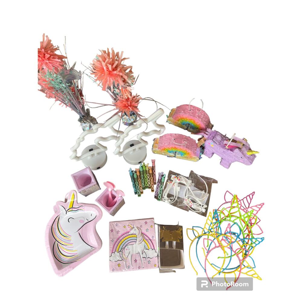 Unicorn Party Supplies Kit